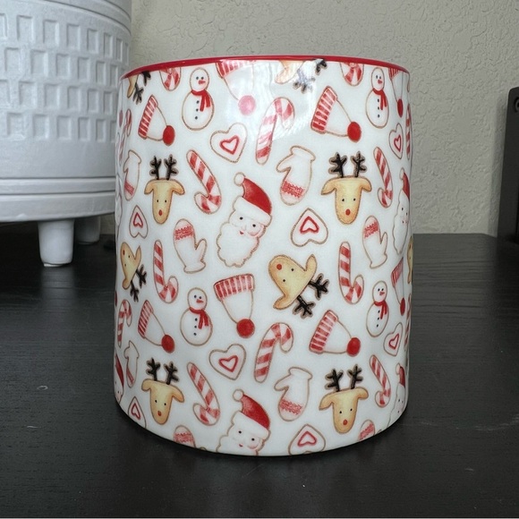 NEW 10 Strawberry Street Red & White Christmas Cookie Ceramic Coffee Mug - Picture 2 of 4